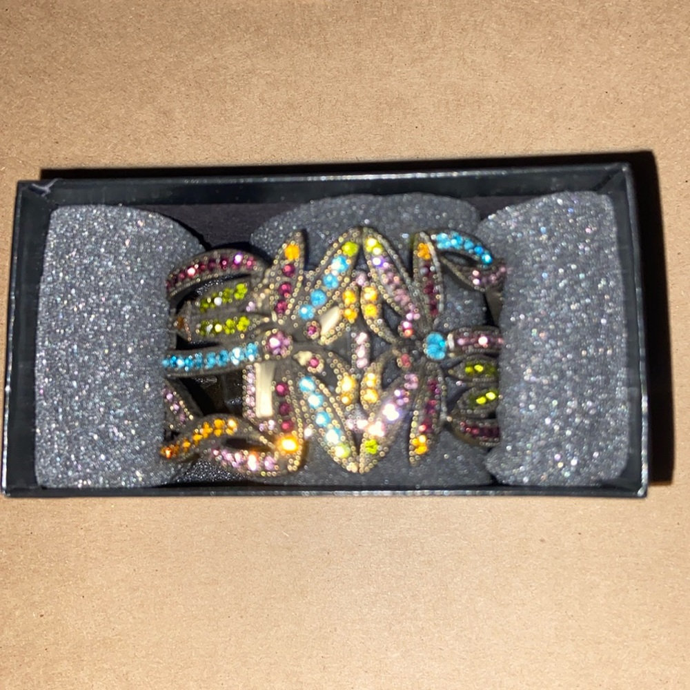 HEIDI DAUS: Jeweled Watch Bracelet